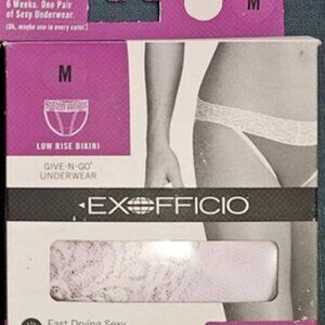 NIB - ExOfficio Women's Give-N-Go Lacy Low-Rise Bikini Briefs - Size M - LtGrape